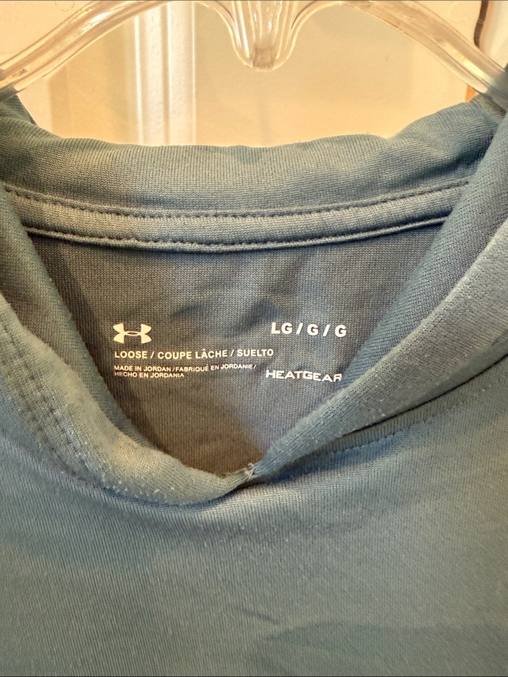 Under Armour Teal Pullover Hoodie with Black Logo - Picture 2 of 4